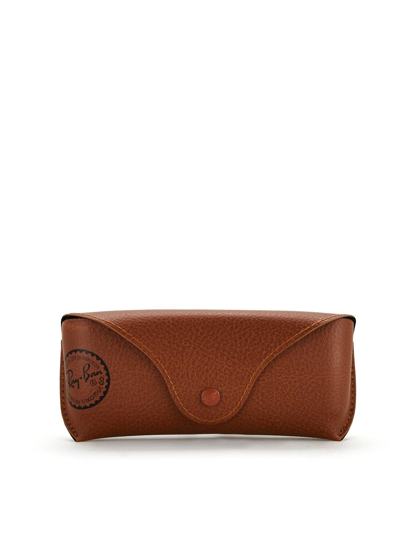 Image 4 of 4 of Ray-Ban Clubmaster Square Sunglasses Mock Tortoise On Arista Frame With G-15 Green Lens
