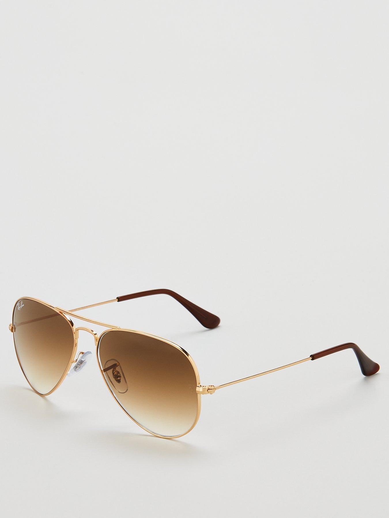 Ray-Ban Aviator Sunglasses - Gold
