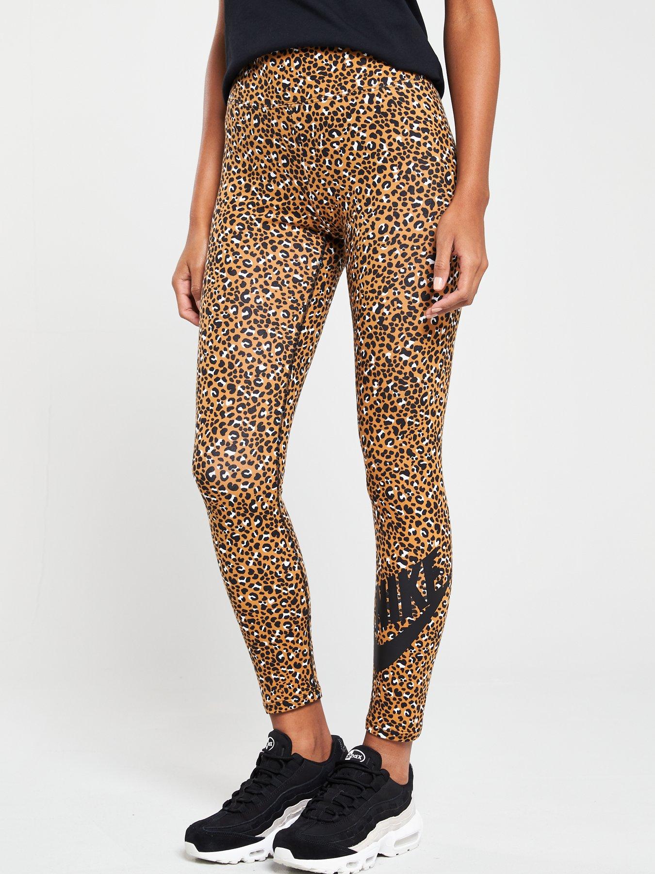 leopard print gym leggings nike