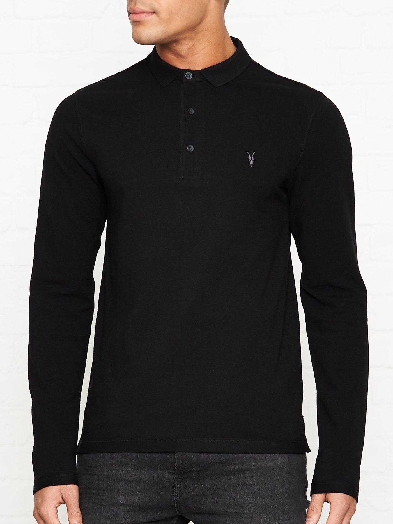 all saints long sleeve polo