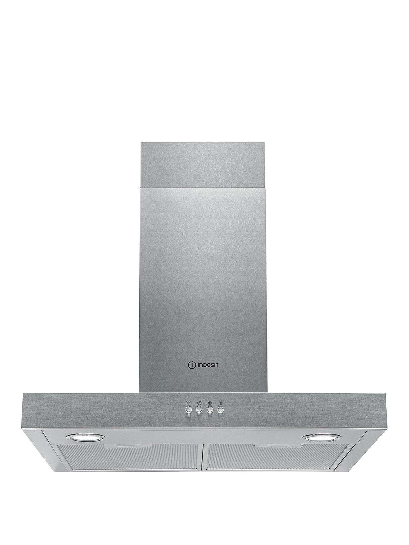 Indesit Ihbs6.5Lmx 60Cm T-Box Cooker Hood – Stainless Steel