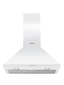 Hotpoint Phpc6.5Flmx 60Cm Wide Pyramid Cooker Hood - White