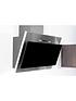  image of hotpoint-phvp64falk1-60cmnbspwide-vertical-glass-cooker-hood-black
