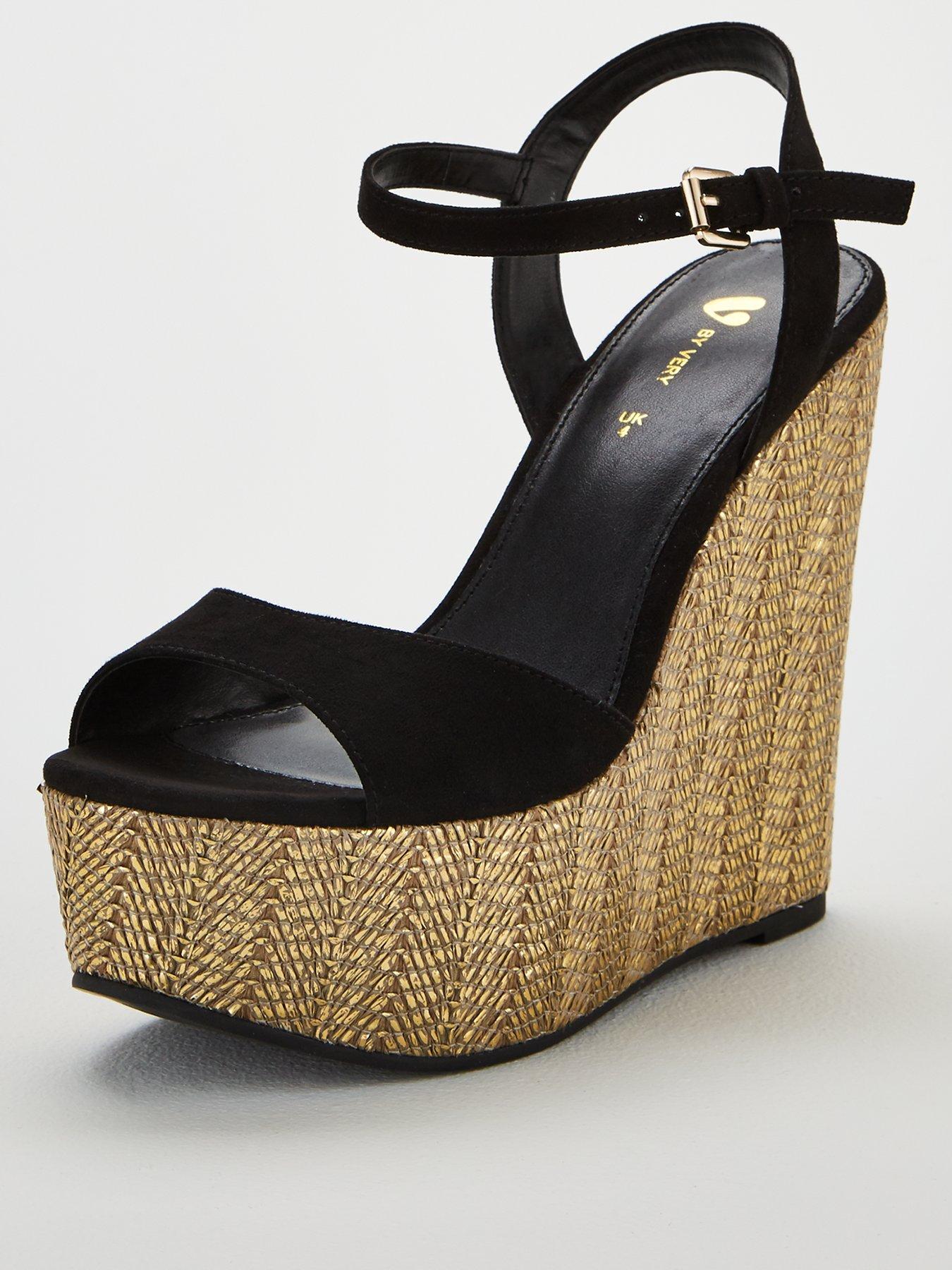 high wedge sandals uk