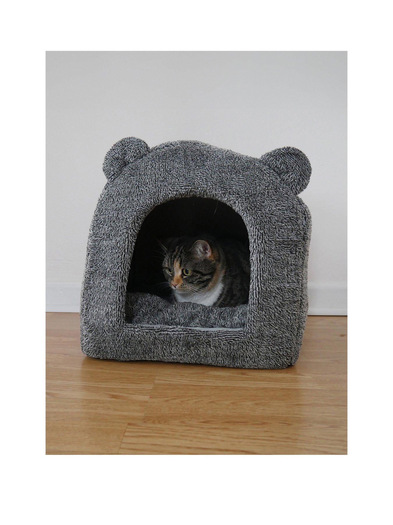 Rosewood grey teddy cheap bear cat bed