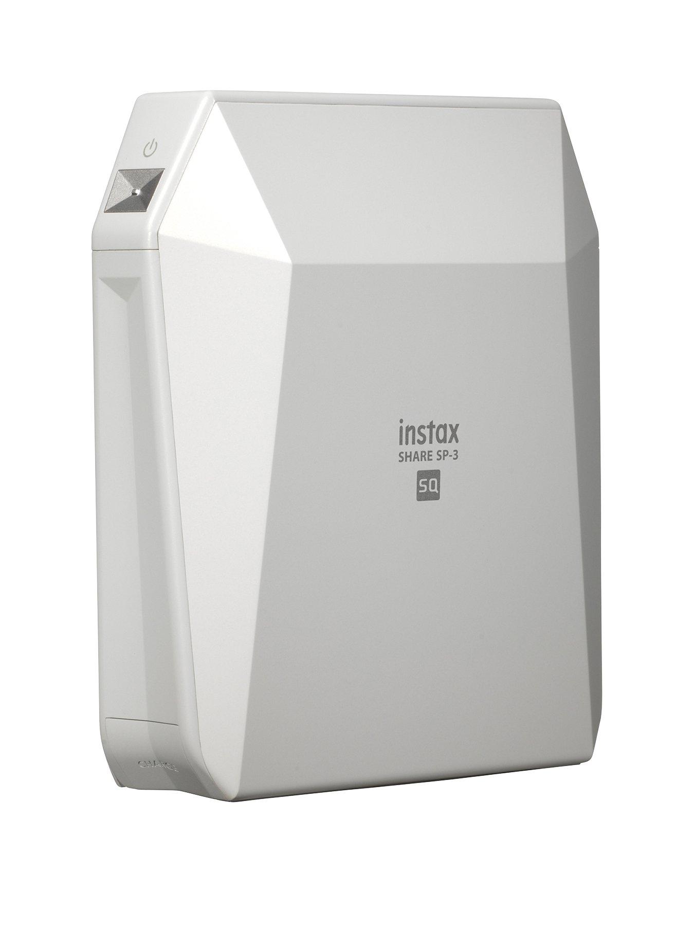 Fujifilm Fujifilm Instax Sp-3 Share Sq Square Wifi Photo Printer + 20 Film Pack – White – Wifi Photo Printer Only