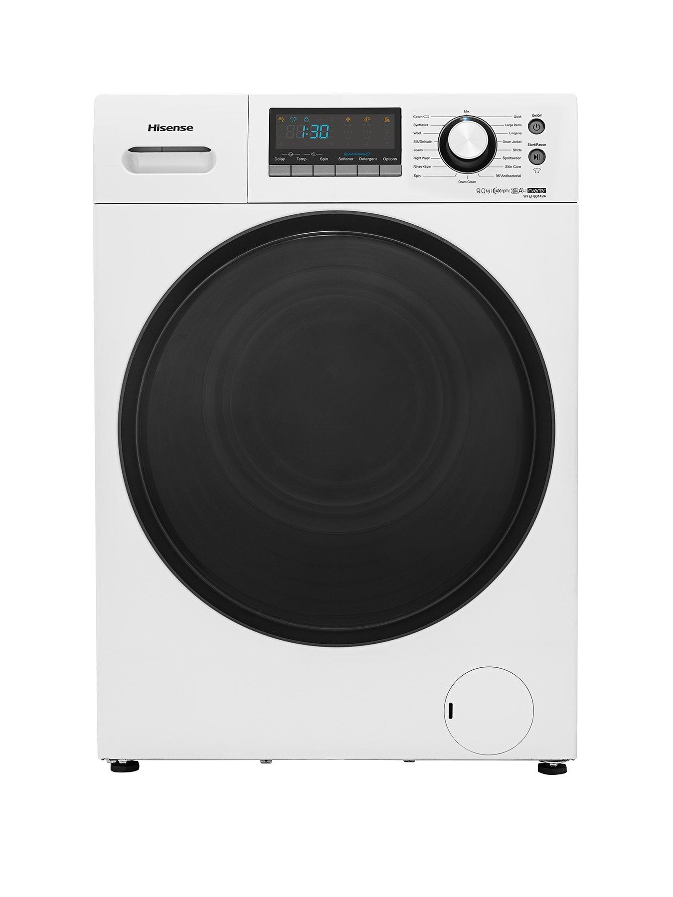 Hisense Wfeh9014Va 9Kg Load, 1400 Spin Auto Dose Washing Machine &Ndash; White