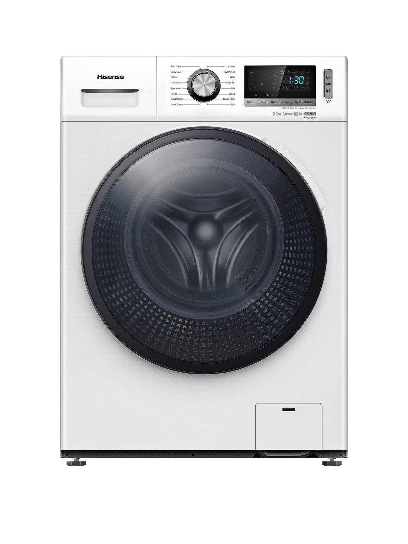 Hisense Wfbl9014V 9Kg Load, 1400 Spin Washing Machine - White
