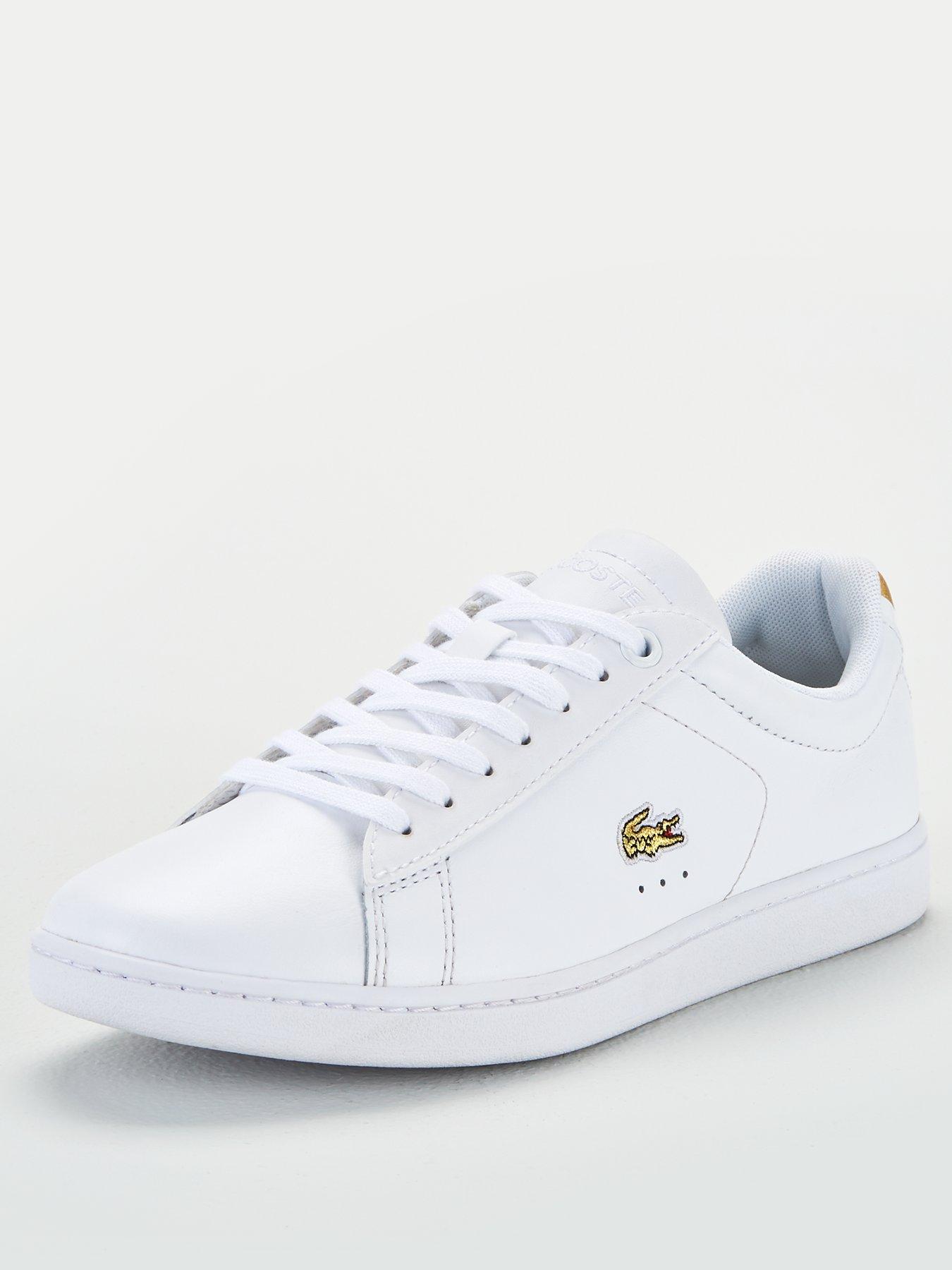 lacoste shoes with gold logo