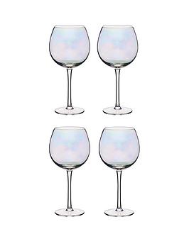 Product photograph of Kitchencraft Lustre Gin Balloon Glasses - Set Of 4 from very.co.uk