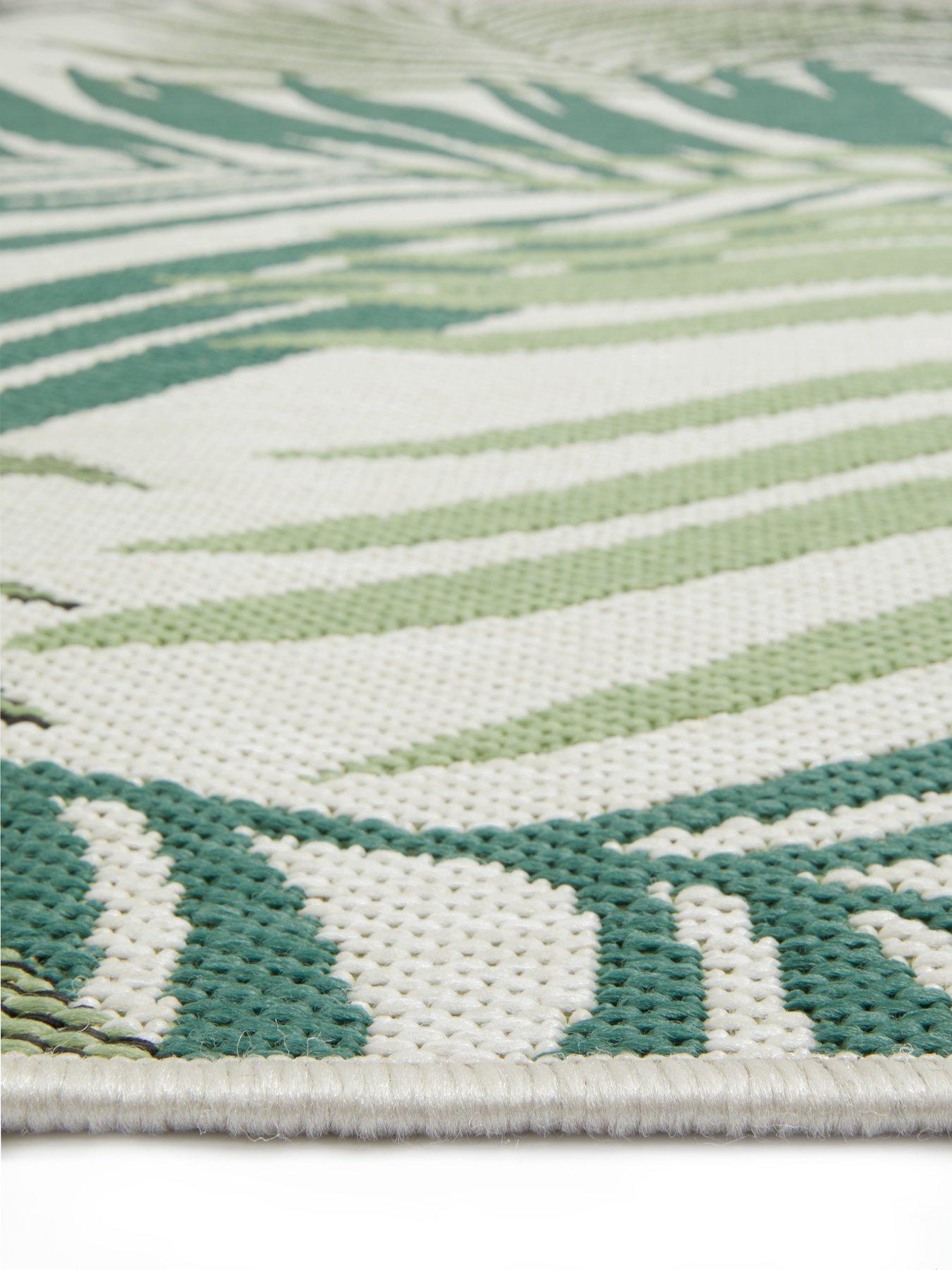 Very Home Botanical Flatweave Rug | very.co.uk
