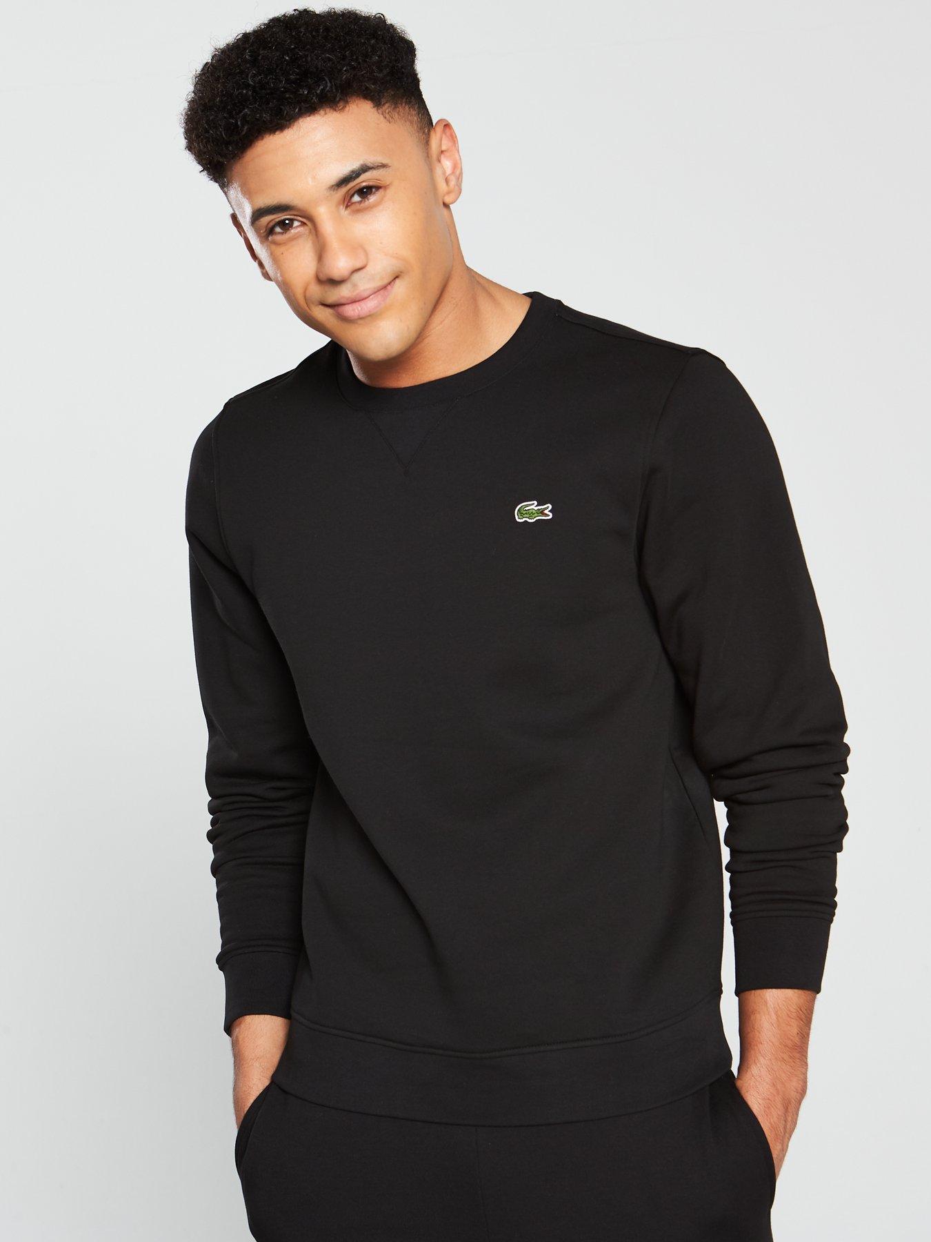 Lacoste Sweatshirt - Black | very.co.uk