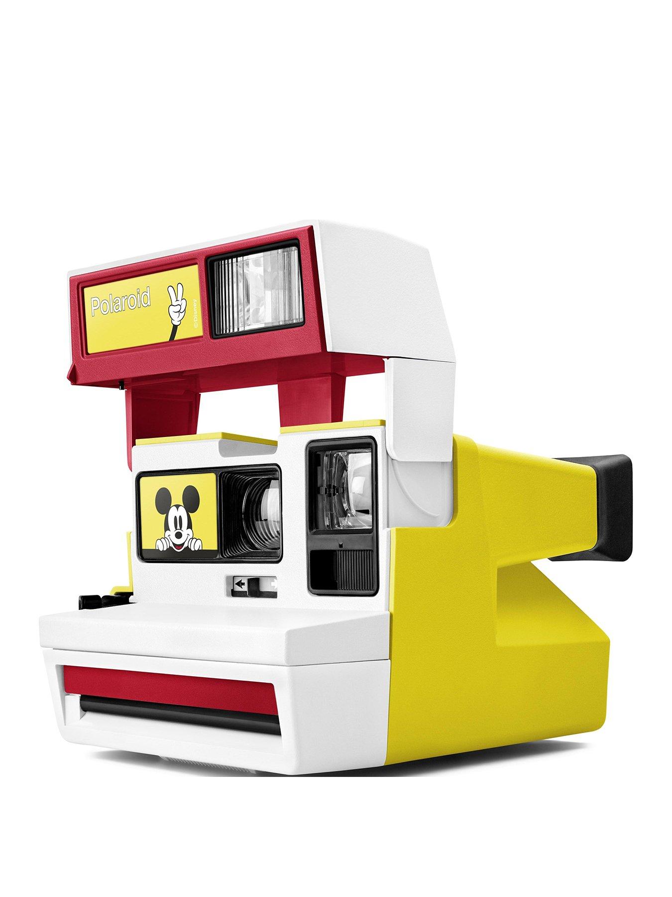 Polaroid Originals Mickey Mouse 90Th Anniversary *Limited Edition* 600 Vintage Camera &Amp; Mickey Mouse Colour 600 Filmwith Optional Single Or Double Pack Of Paper - Camera And Double Pack Of Paper