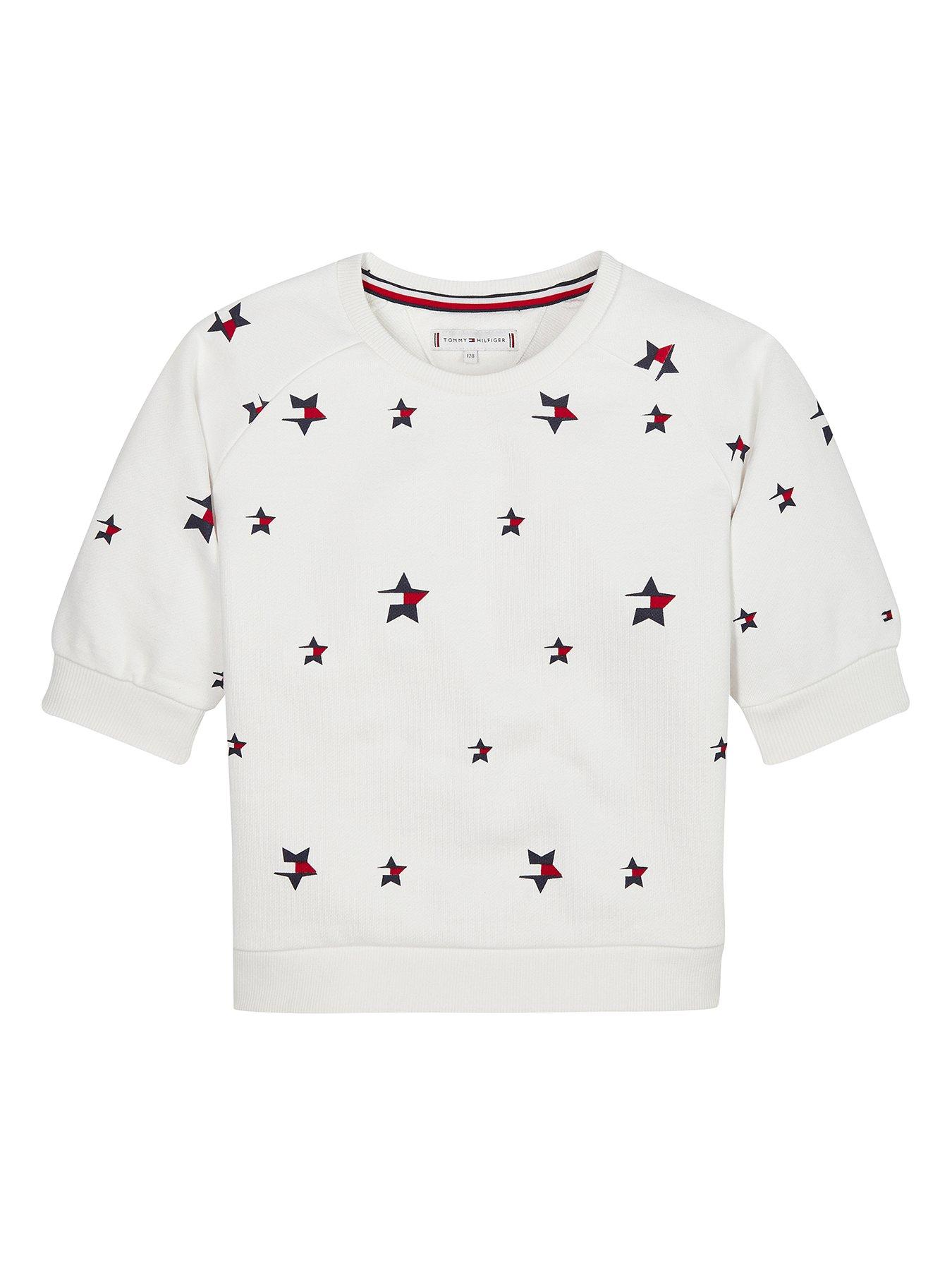 Tommy Hilfiger Girls Star Flag Printed Sweat Top review