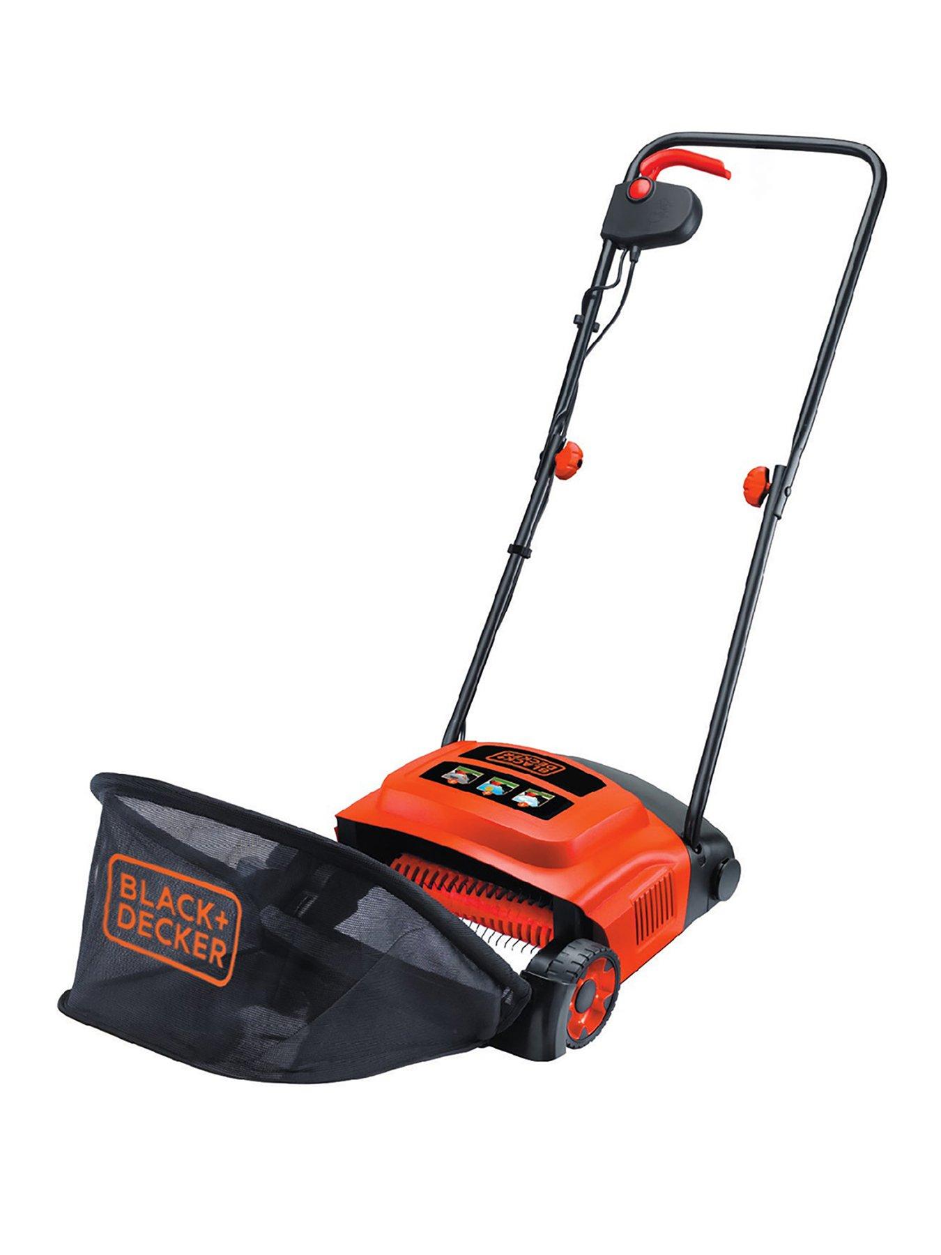 Product photograph of Black Decker Black Amp Decker Black Decker Gd300-gb 600w Lawnraker from very.co.uk