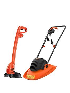 Product photograph of Black Decker 1200w Hover Mower Gl250 250w Strimmer Twinpack from very.co.uk