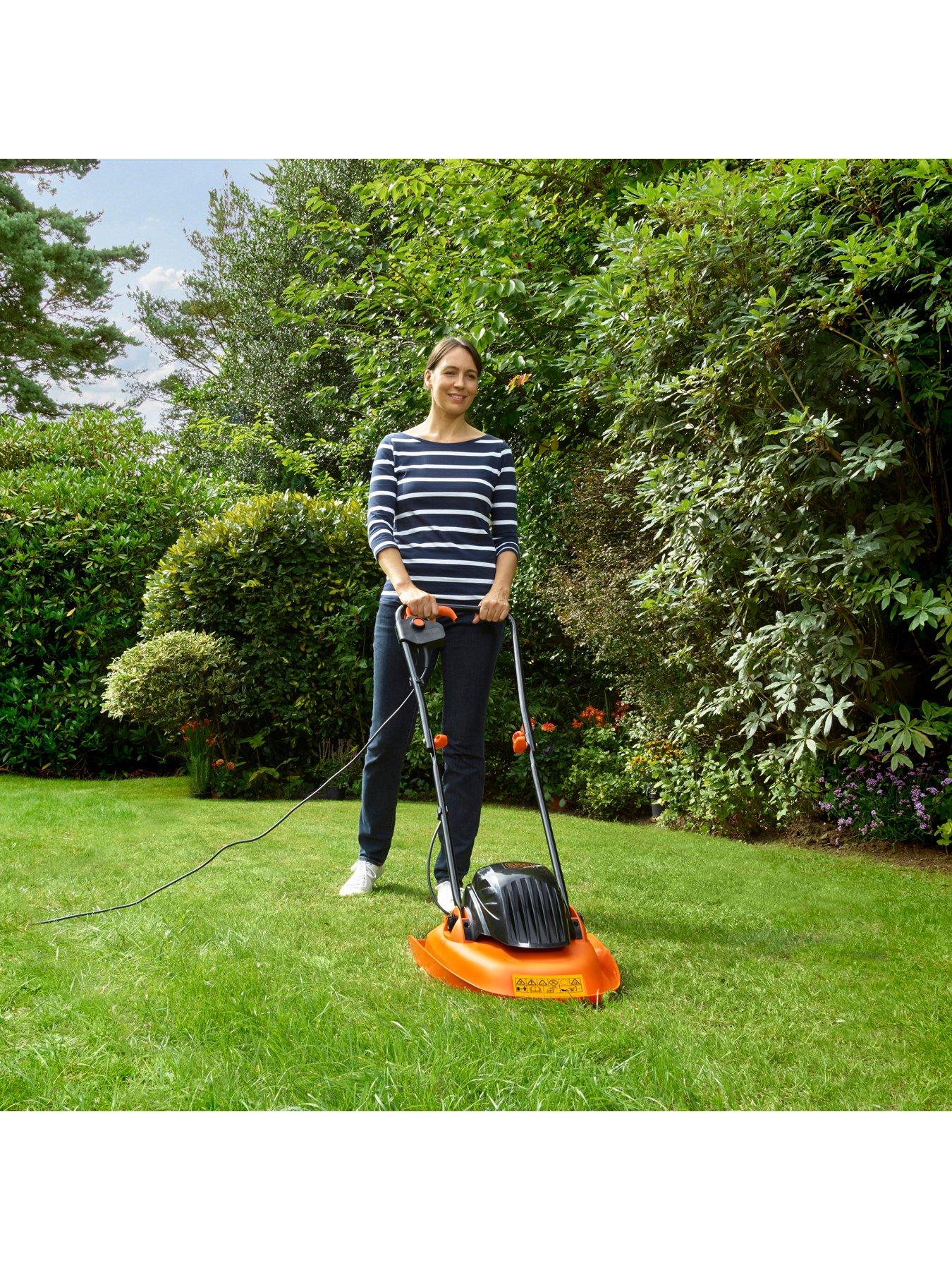 Black Decker 1200W Hover Mower GL250 250W Strimmer Twinpack