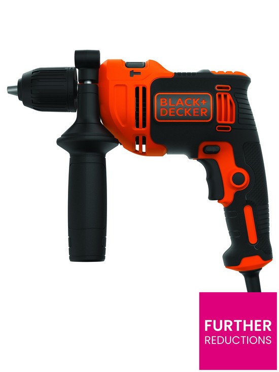 stillFront image of black-decker-blacknbspnbspdecker-710w-corded-hammer-drill-kitbox