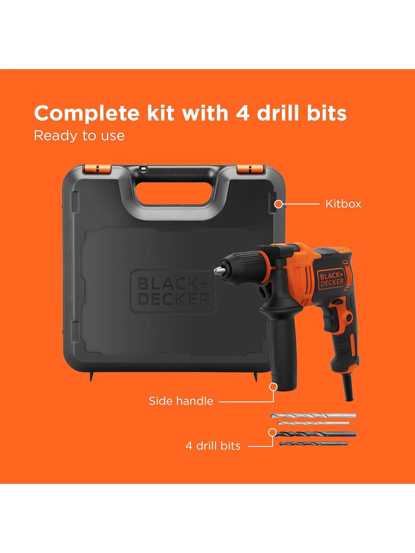 Image 7 of 8 of Black & Decker 710W Corded Hammer Drill BEH710K-GB