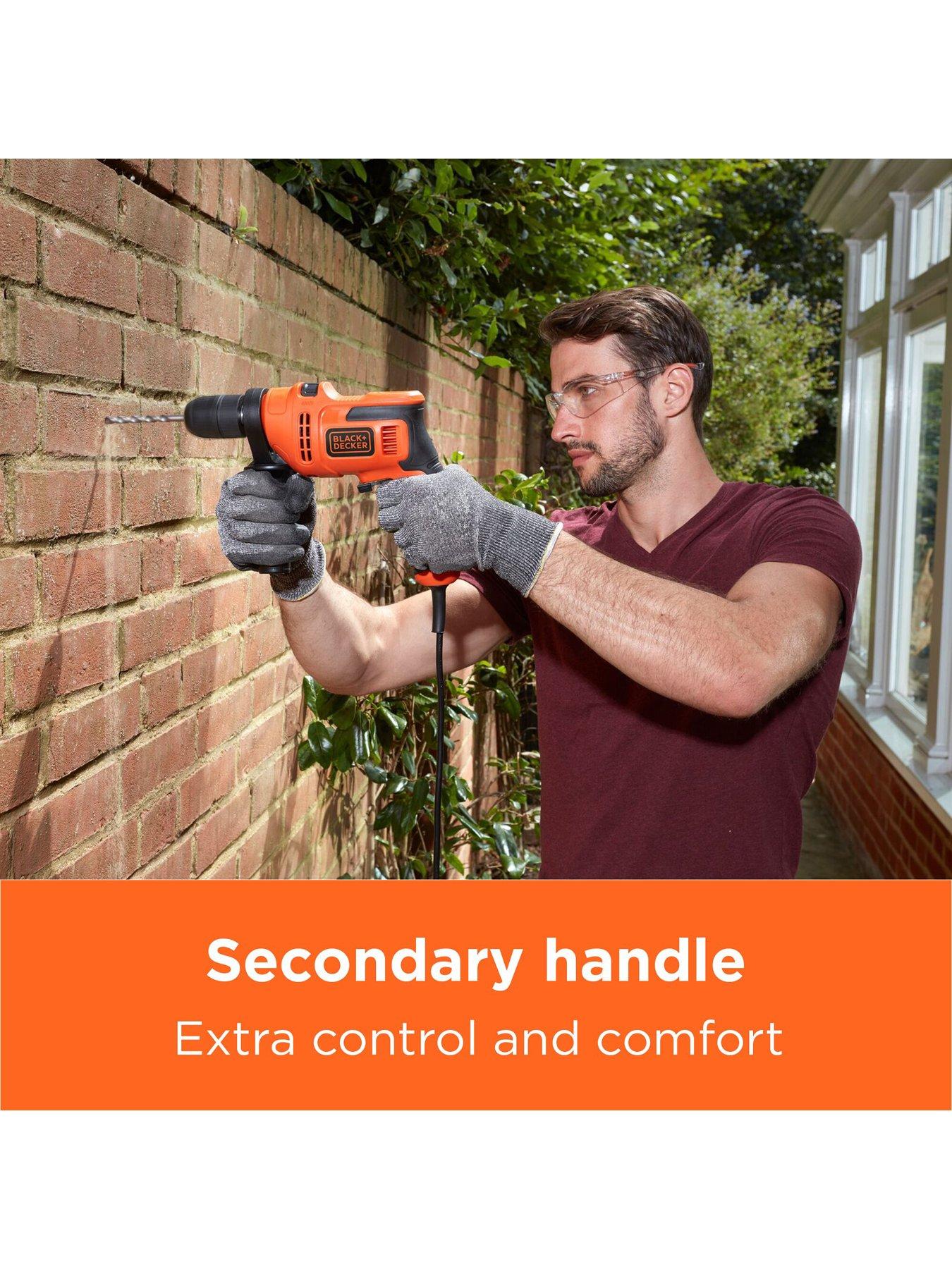 Image 4 of 5 of Black & Decker 500W Corded Hammer Drill BEH200-GB