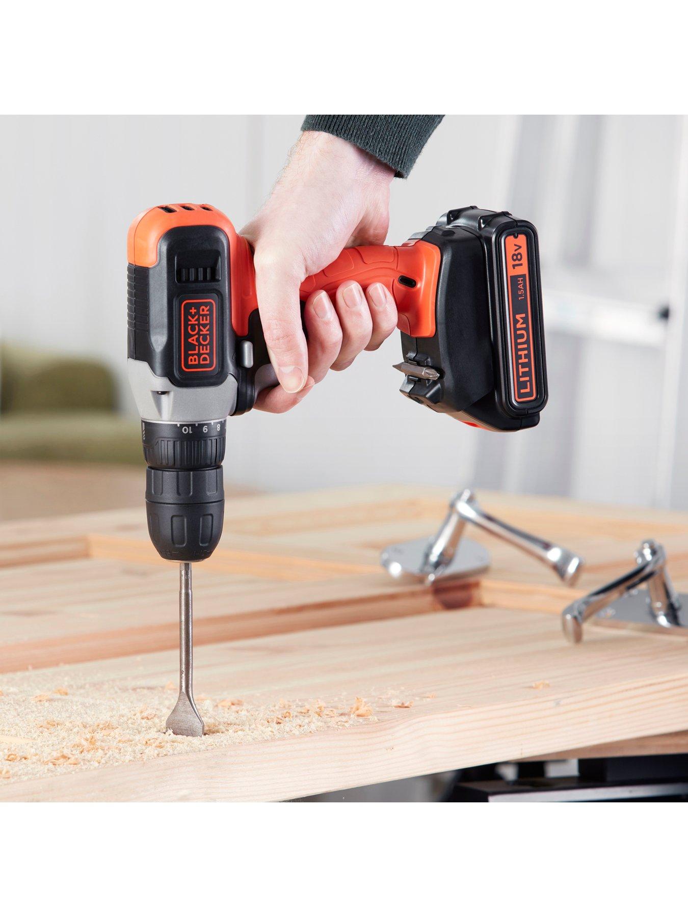 Black Decker 18V Drill Driver BCD001C1 GB Very