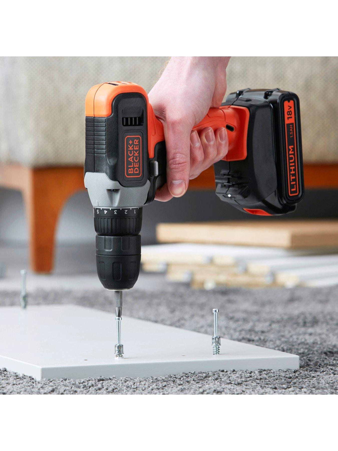 Black Decker 18V Drill Driver BCD001C1 GB very