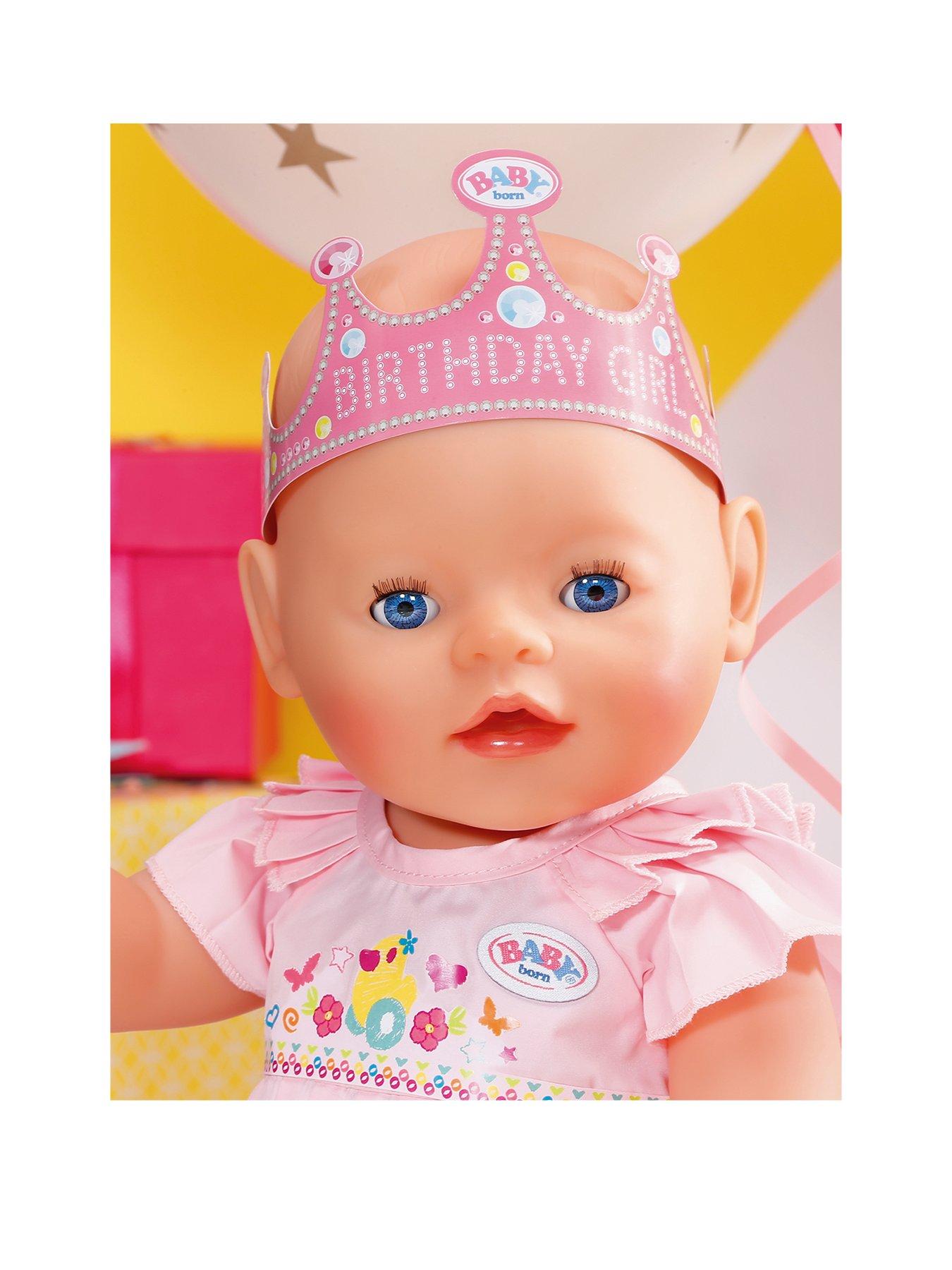 baby born interactive happy birthday doll