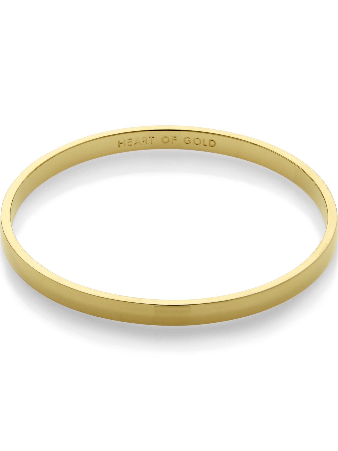 Image 3 of 4 of Kate Spade New York Idiom Bangles Heart Of Gold Bracelet - Gold