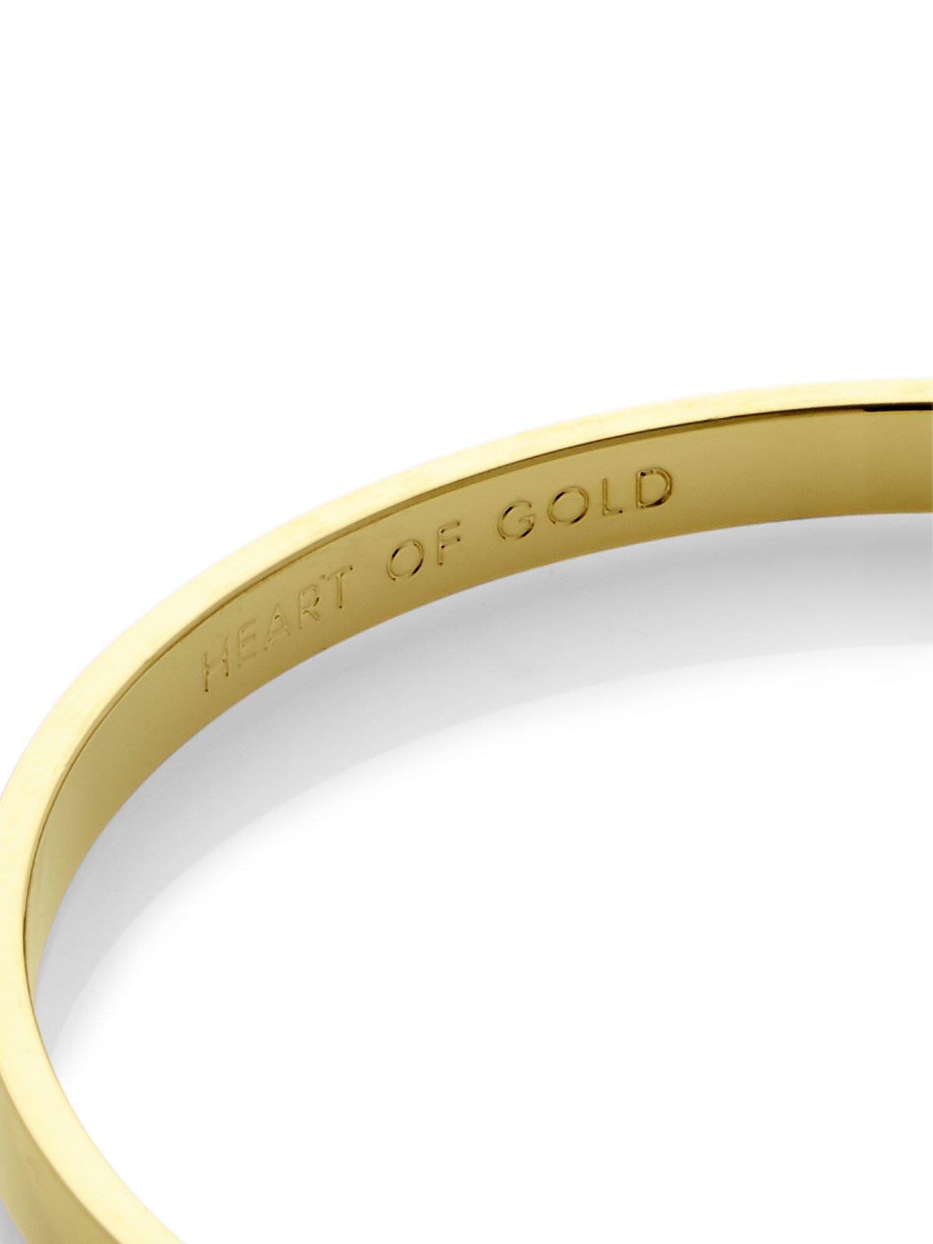 Kate spade heart of gold bangle uk store