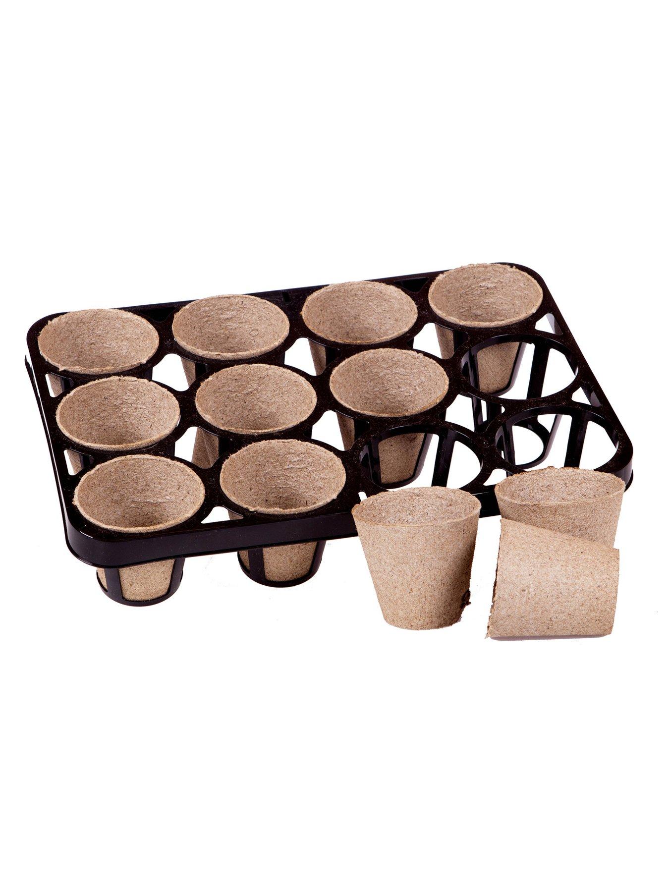 Product photograph of Skeleton Tray And 36 Bio Pots For Growing On from very.co.uk