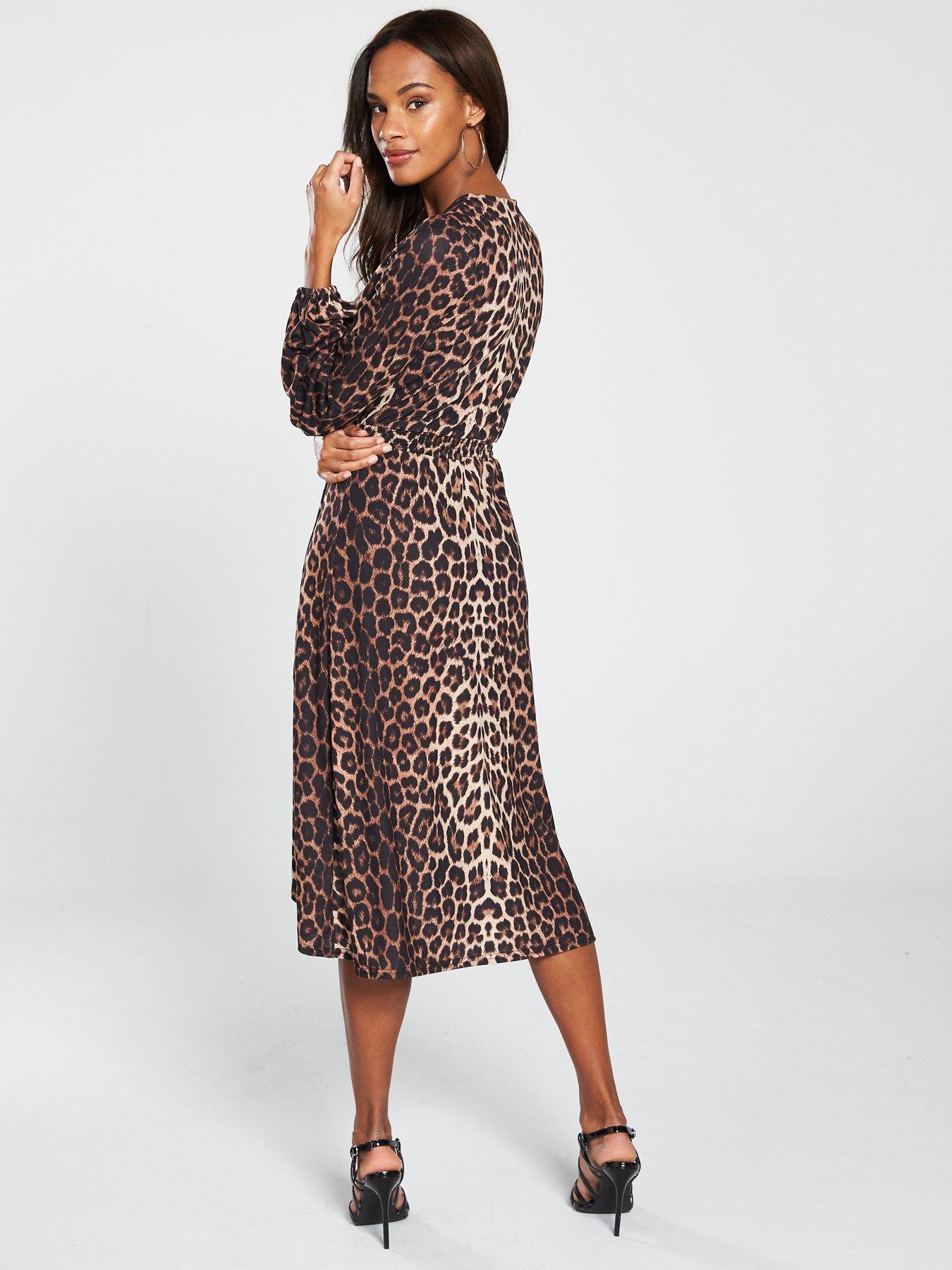 animal print dress very