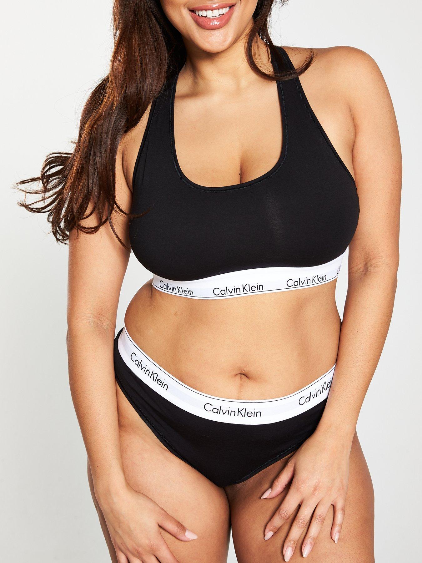 plus size calvin klein sports bra