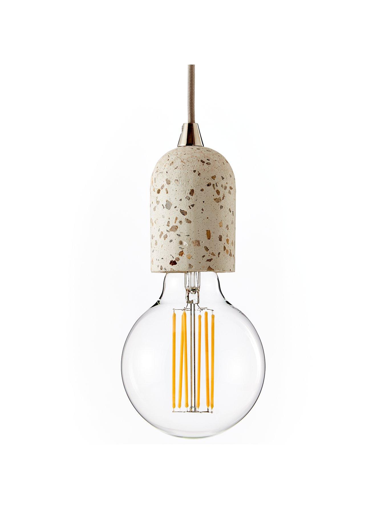 Lucy Terrazzo Concrete Suspension Ceiling Light