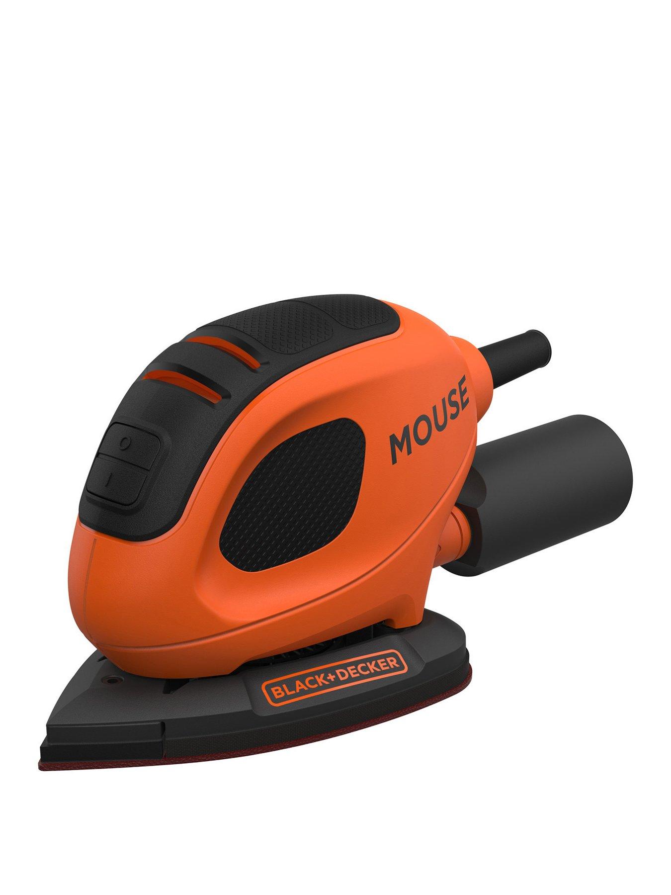 Product photograph of Black Decker Mouse Detail Sander from very.co.uk