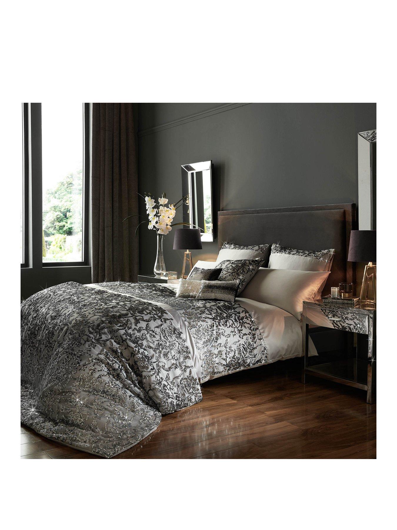 Bedding New Spring Summer 2019 Kylie Minogue Designer Bedding Angelina Sequins Truffle Duvet Covers Bedding Sets