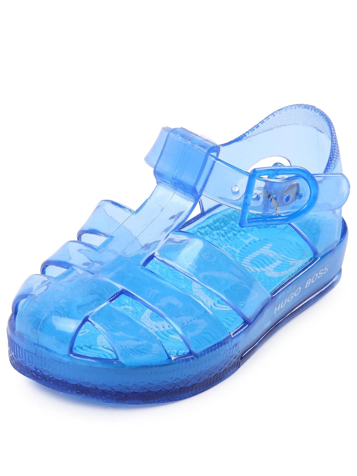 boss jelly sandals