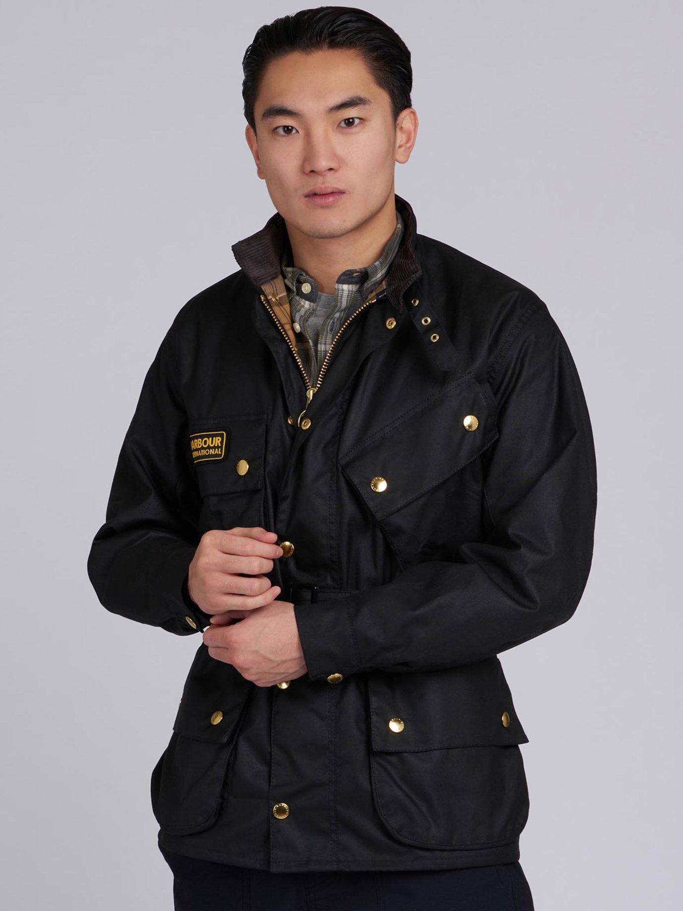 barbour slim fit mens jacket 