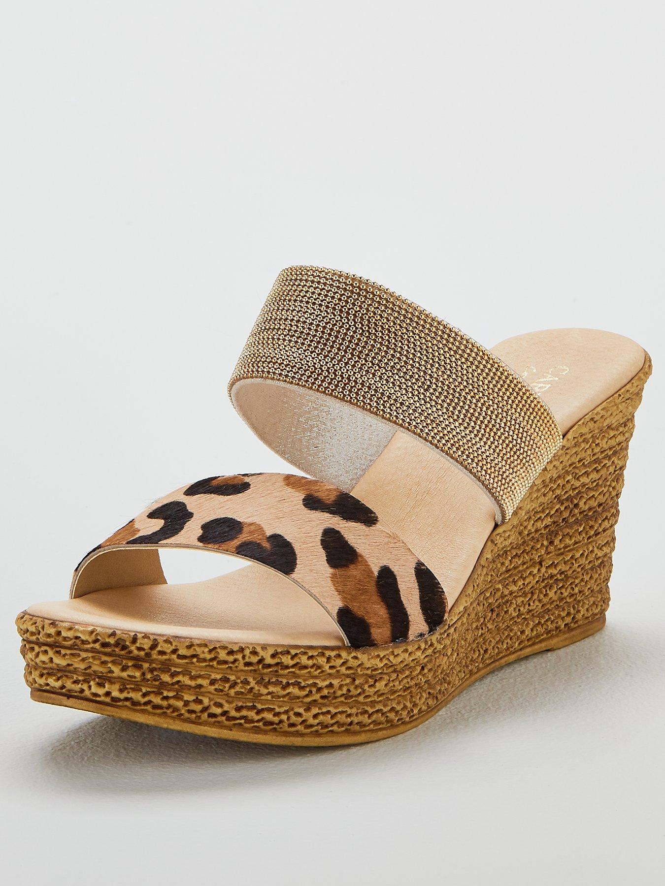 carvela gold wedges