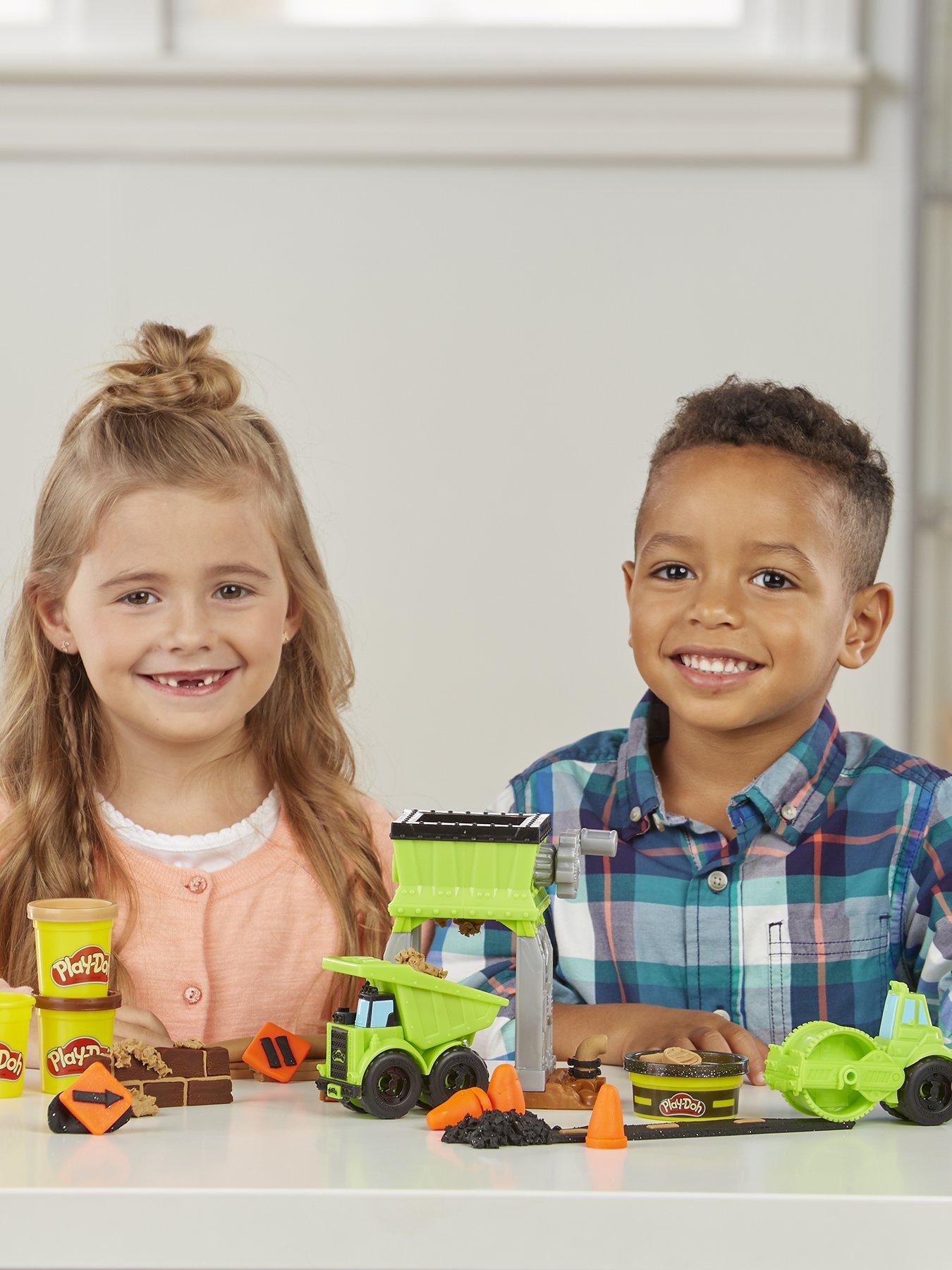 play doh wheels gravel yard construction