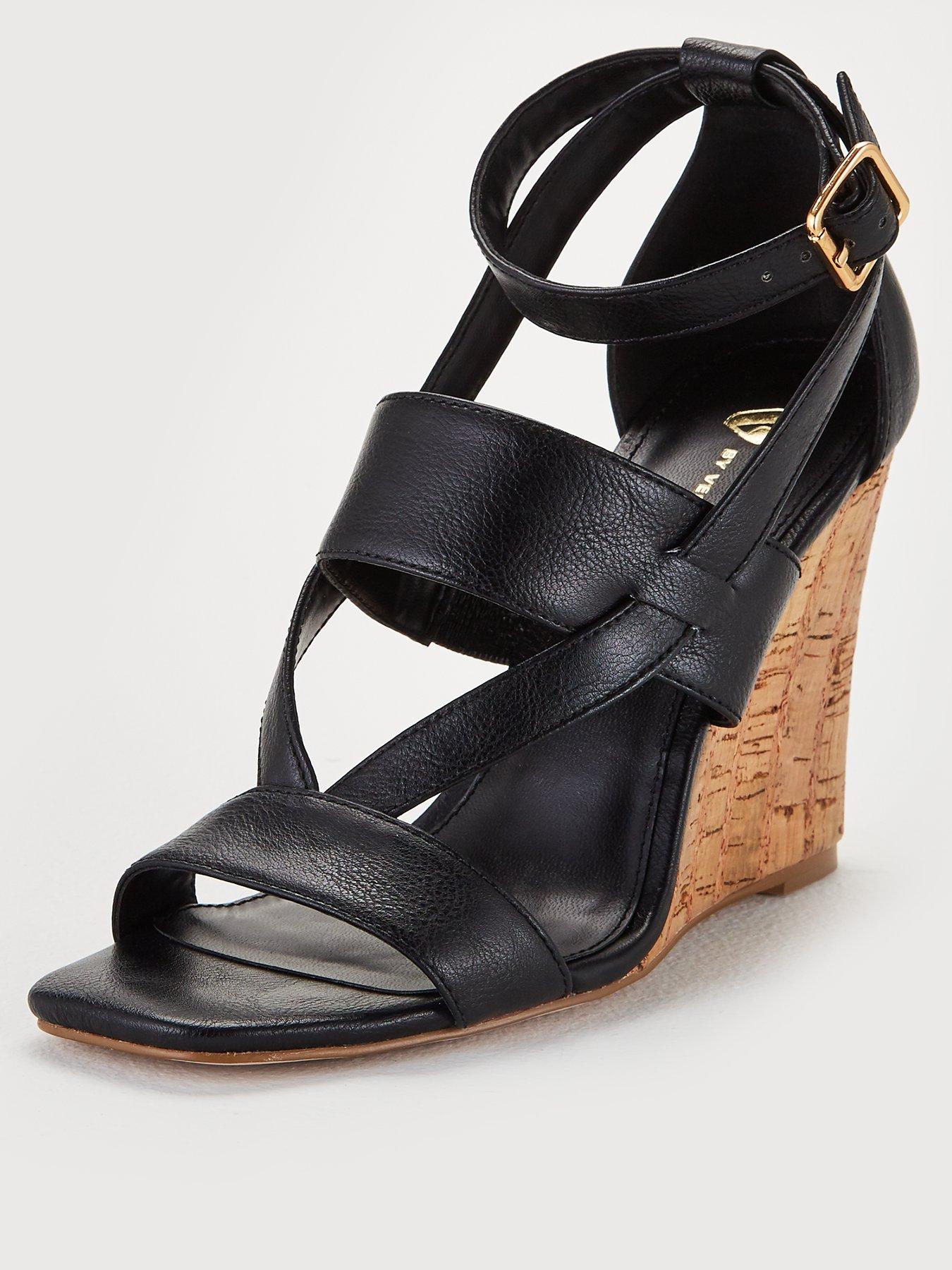 cork wedge shoes uk