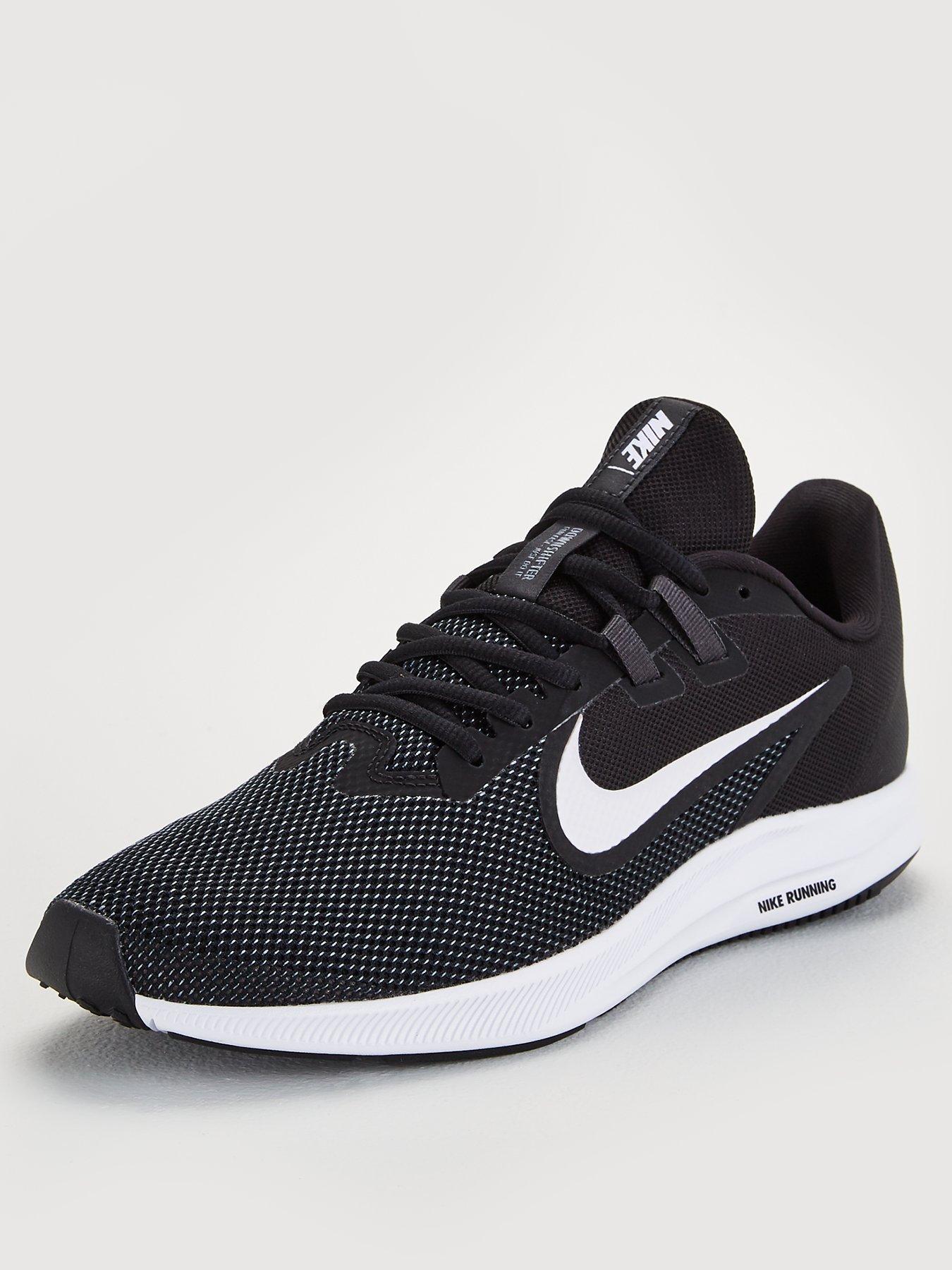 nike downshifter black and white