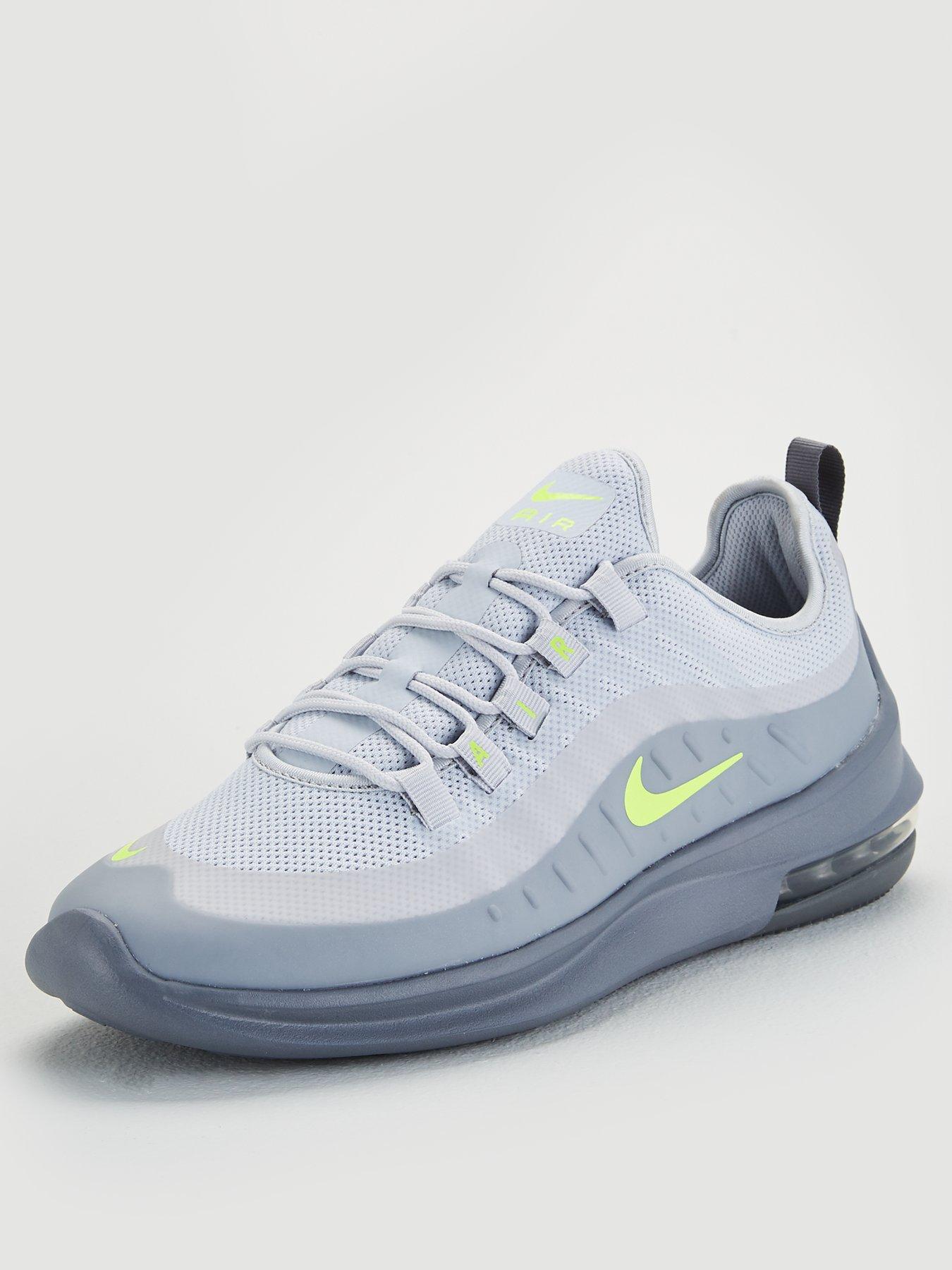 nike air max axis grey green