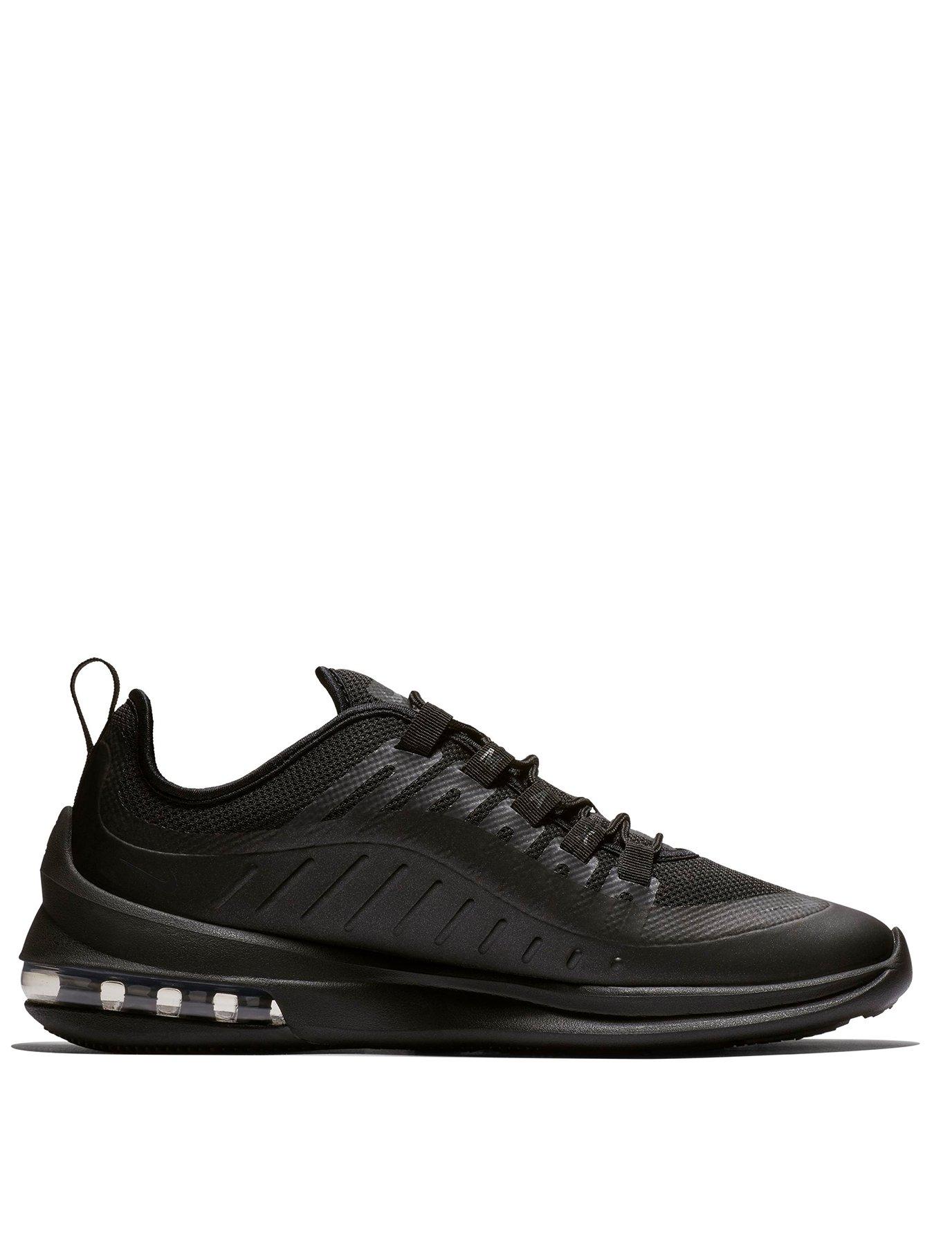 nike black air max axis trainers