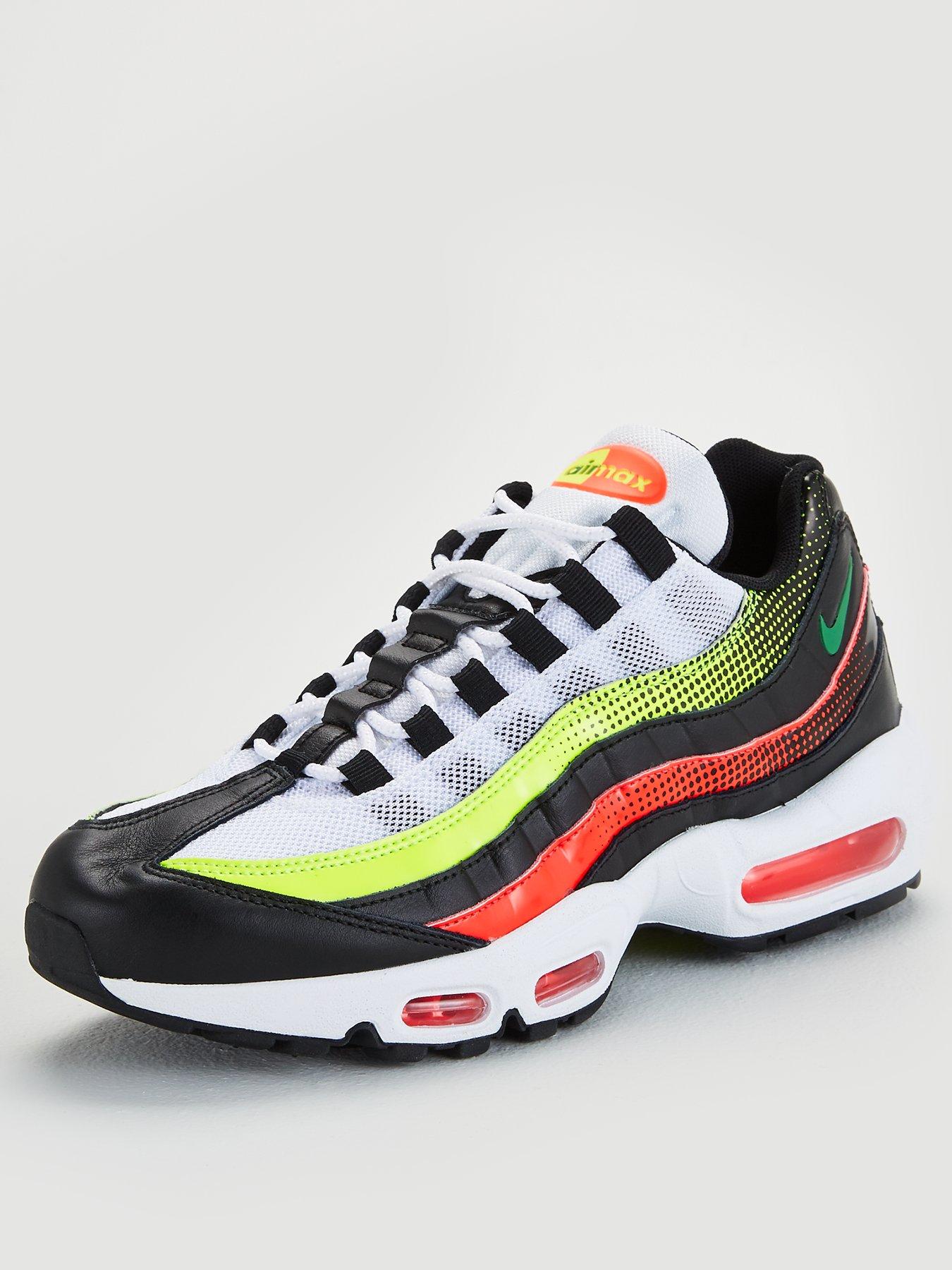 nike air max black green orange