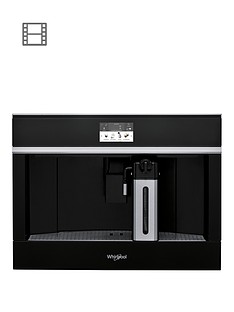 Whirlpool W Collection W11CM145 45cm Built-In Coffee Machine - Black