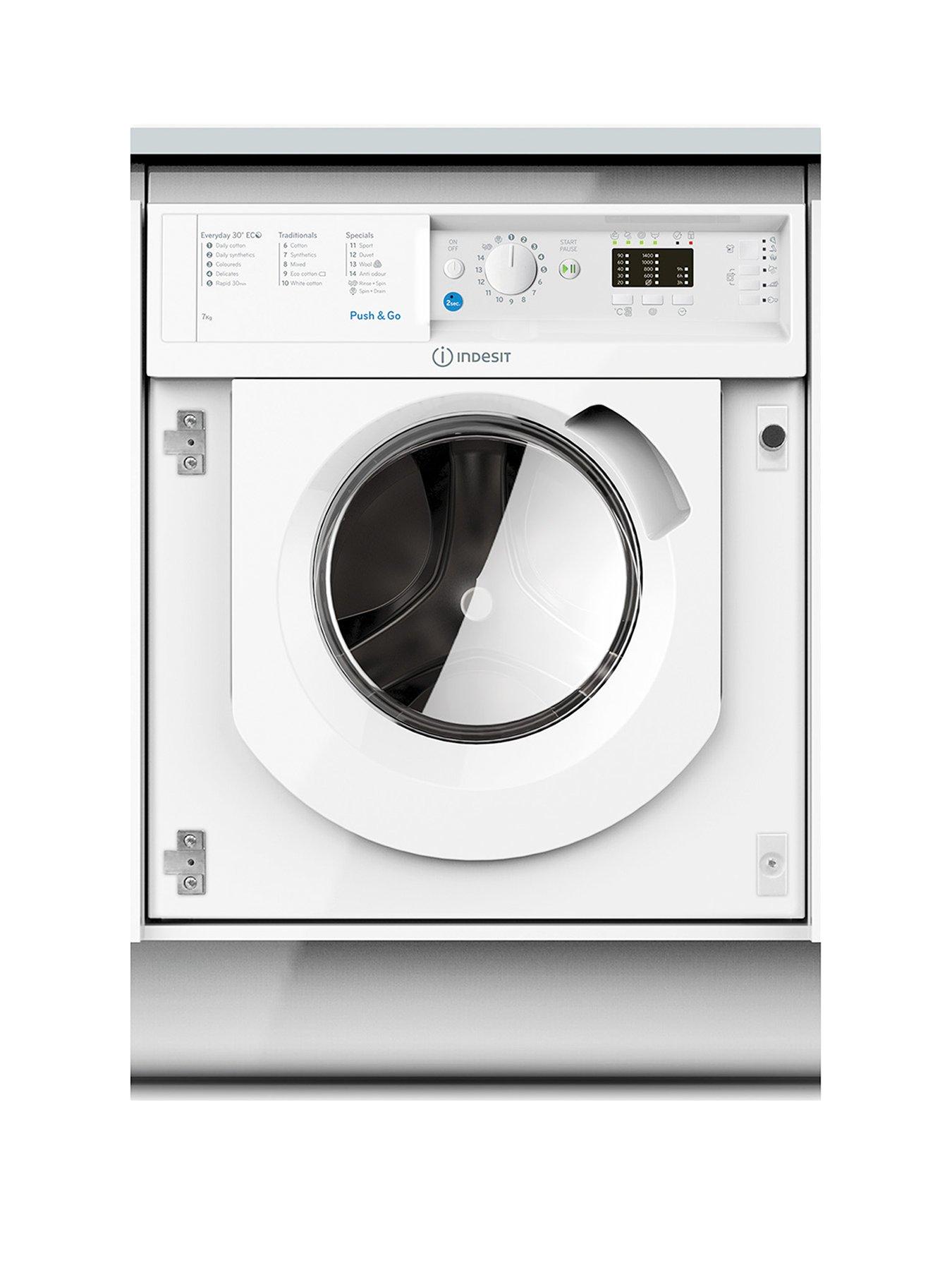 Indesit Biwmil71452 7Kg Load, 1400 Spin Washing Machine – White – Washing Machine With Installation