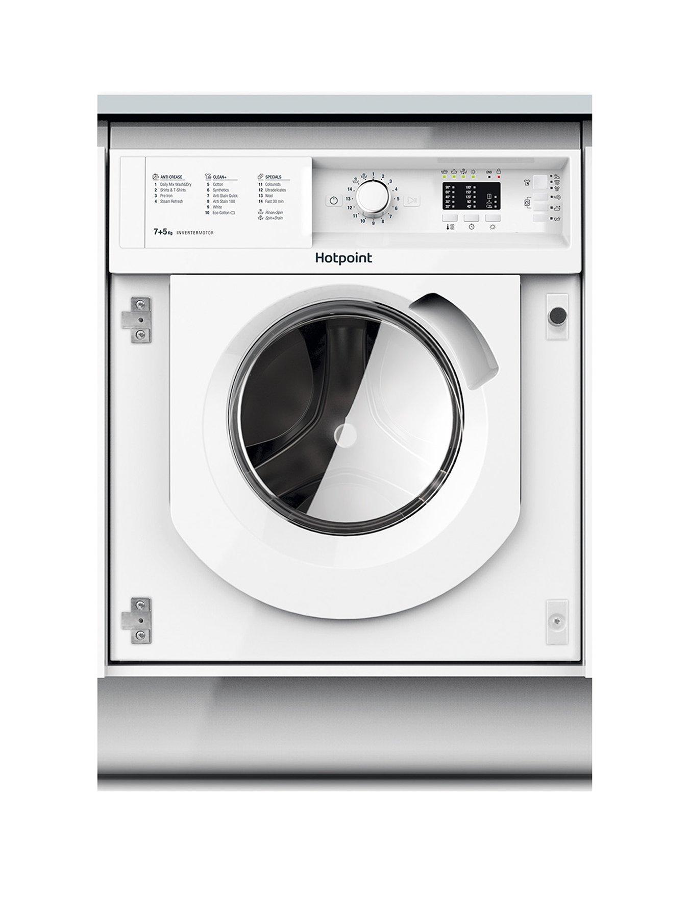 Hotpoint Biwdhl7128 7Kg Wash, 5Kg Dry, 1200 Spin Washer Dryer – White – Washer Dryer With Installation