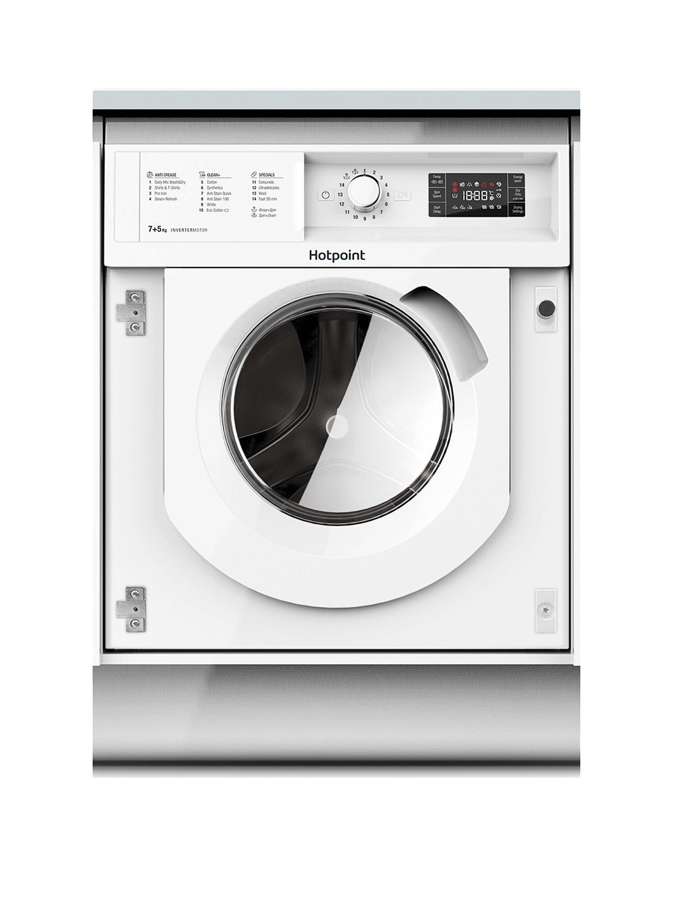 Hotpoint Biwdhg7148 7Kg Wash, 5Kg Dry, 1400 Spin Washer Dryer – White – Washer Dryer With Installation