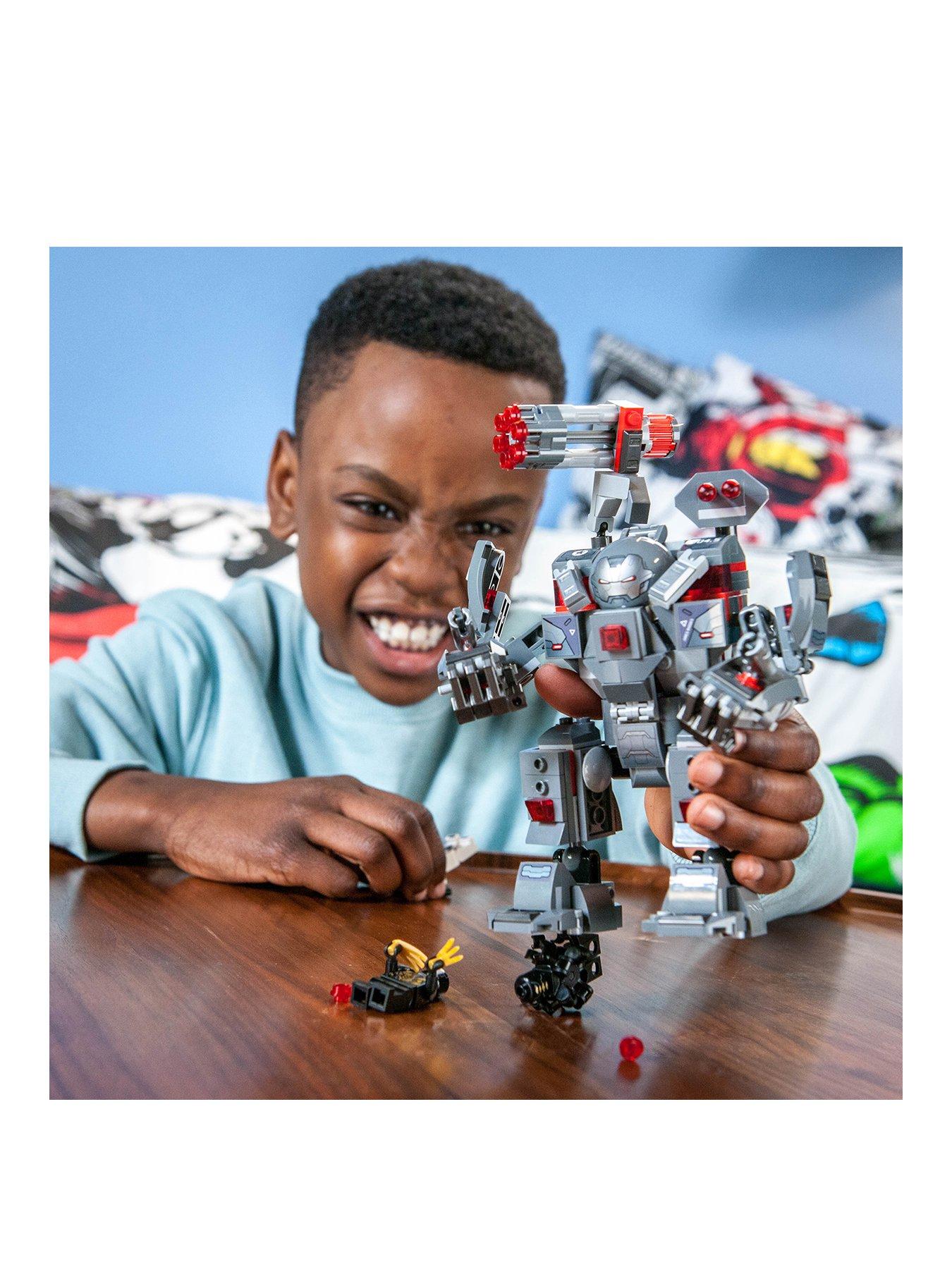 lego marvel avengers war machine buster 76124