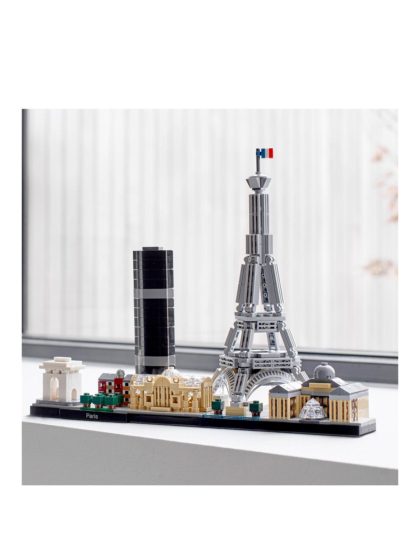 Lego eiffel tower store architecture